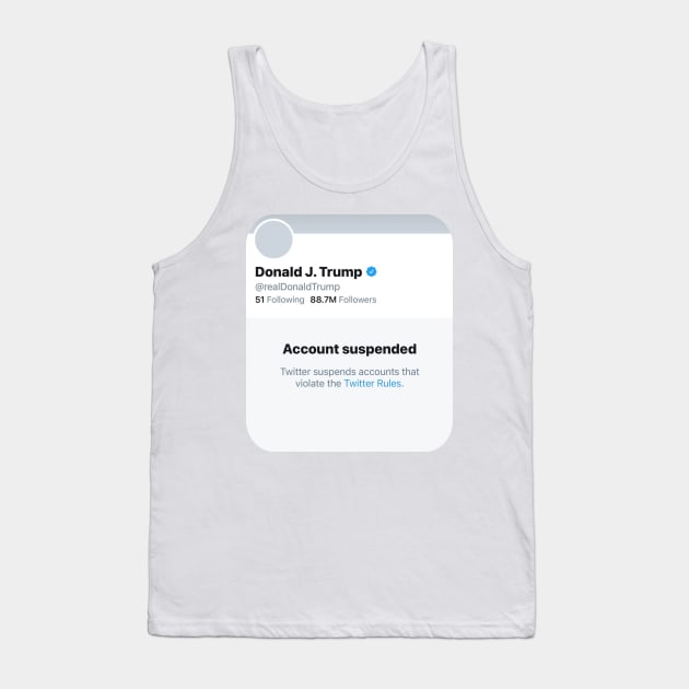 Funny Trump suspension Tank Top by Room Thirty Four